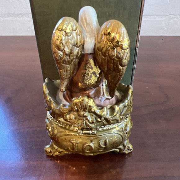 Set Of 3 NIB Vintage Cracker Barrel Season Of Glory Hinged Box Hope Joy Love - Picture 8 of 12